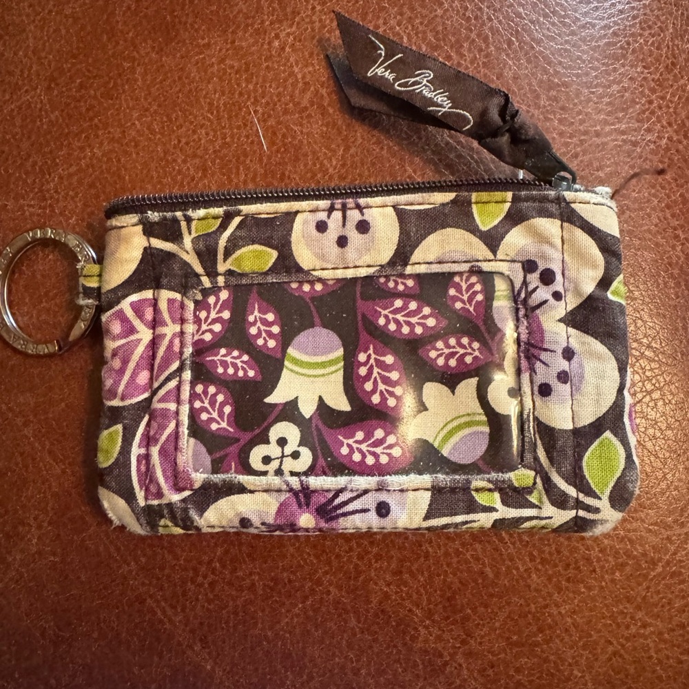 Vera Bradley Floral Zipper Pouch